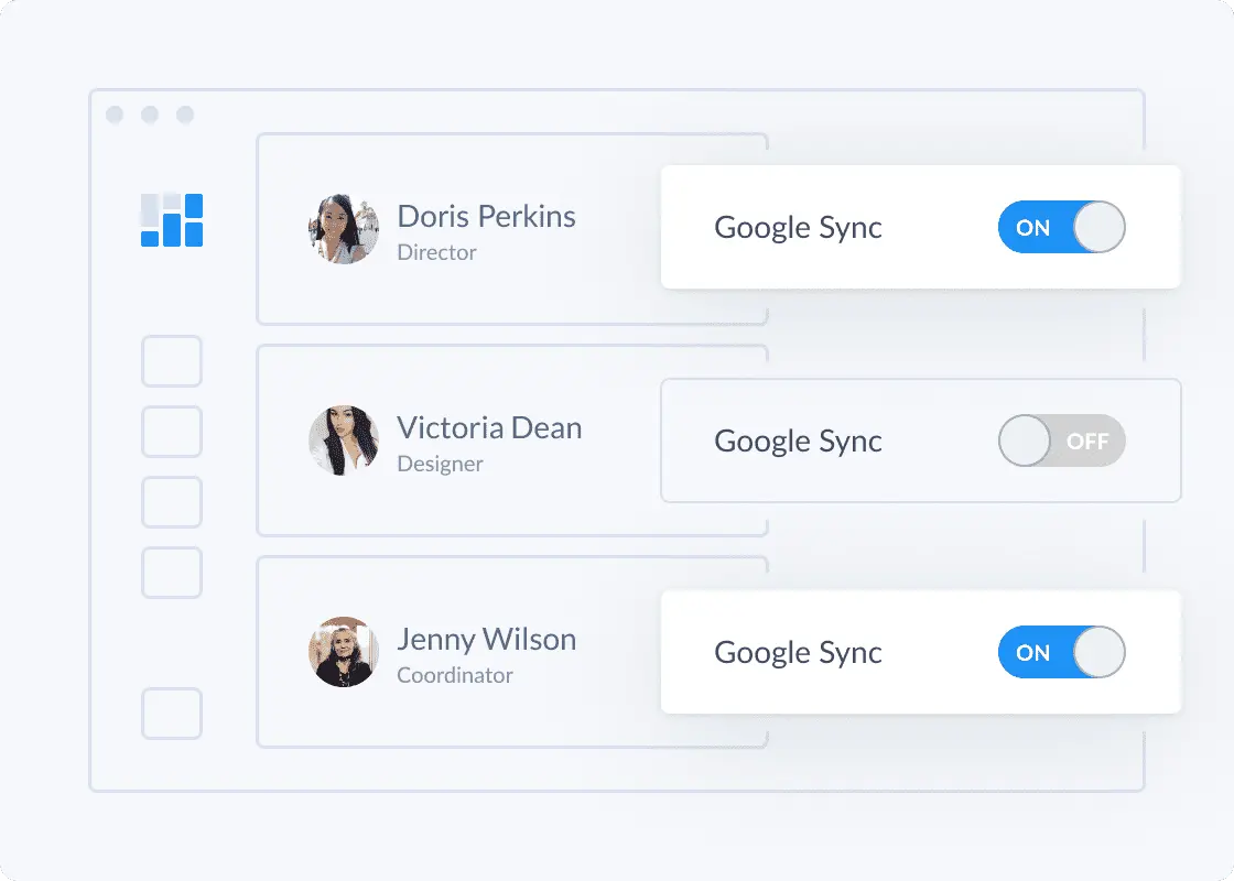 Synchronisation de calendrier google et setmore pour membres d'équipe synchronisent calendriers google et setmore