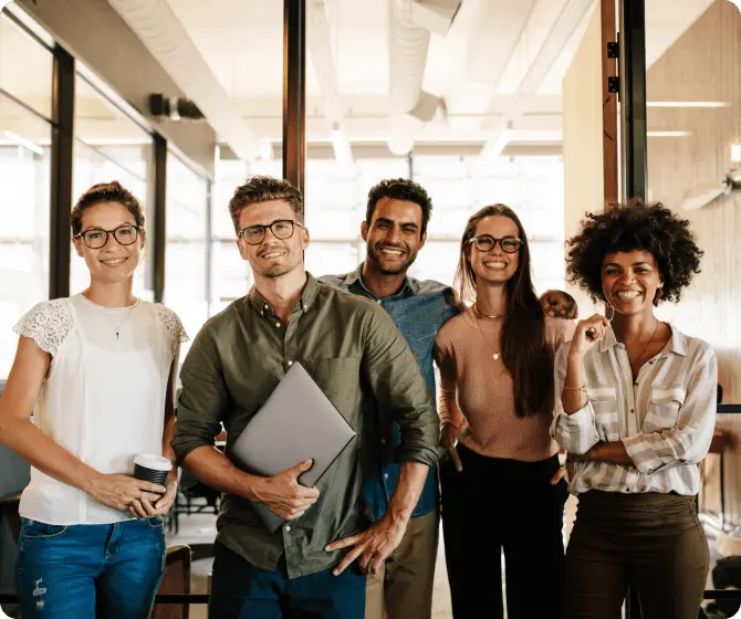 groupe de clients satisfaits utilisant setmore