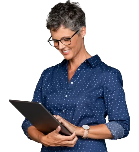 happy client booking video appointment
