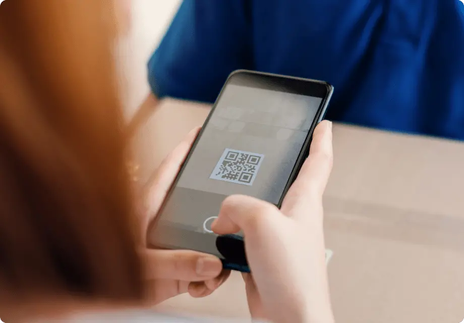QR-Code für Buchungsseite mobiles scannen