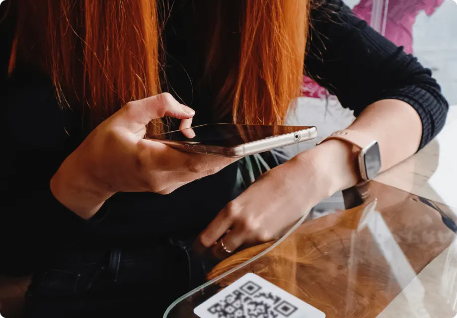 Einzelhandel Geschäfts-QR-Code setmore