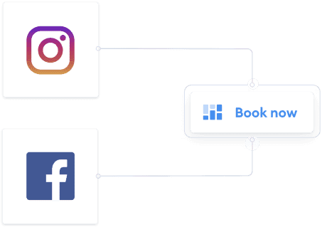 integraciones de facebook de instagram en setmore