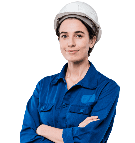 female HVAC technician