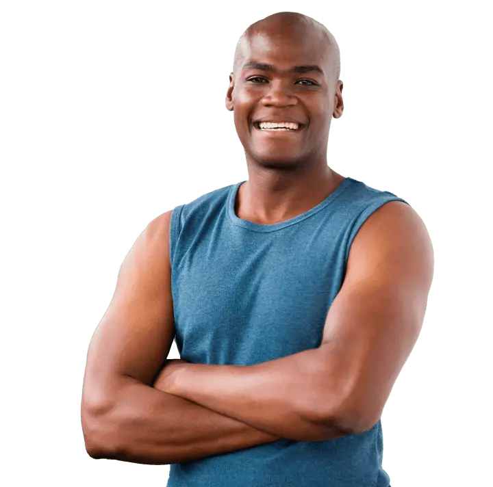 A male personal trainer