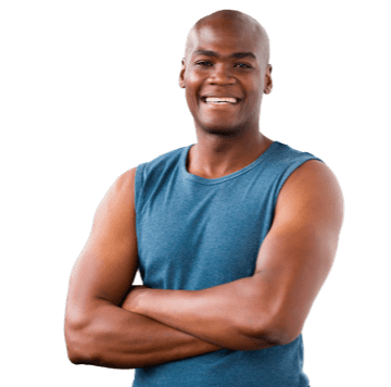 A male personal trainer