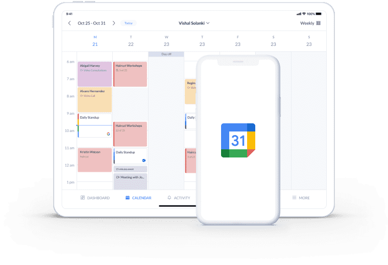 Sync Google Calendar With Your Appointments | Setmore