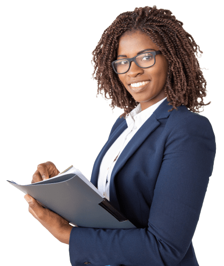 curly hair woman using setmore