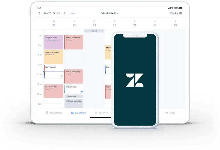 Application de réservation de rendezvous zendesk