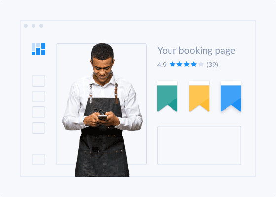 booking page badge client setmore
