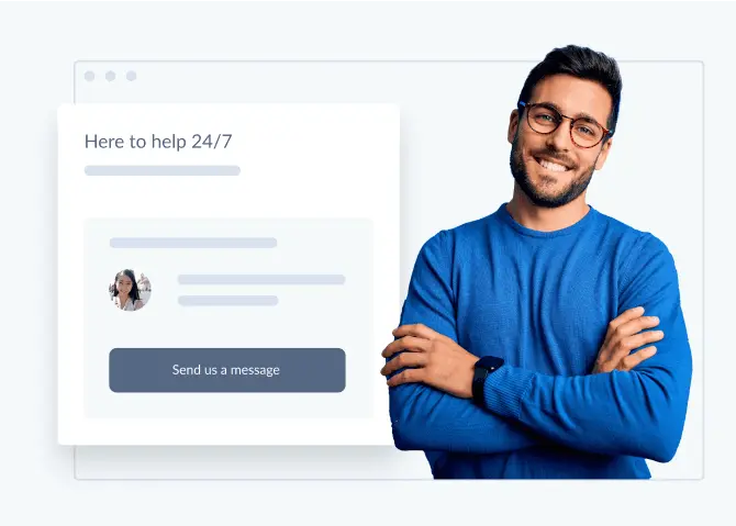 smiling man with glasses setmore