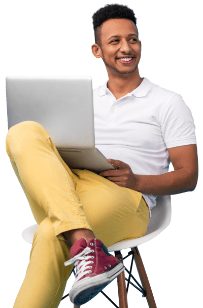 happy client using setmore