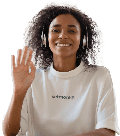 Support agent headphones setmore