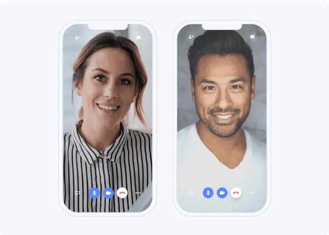 google meet zoom com um clique a usar a setmore