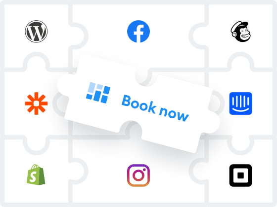 book now button on facebook page
